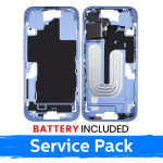 Apple iPhone 16 keskkere korpus + aku / Ultramarine / (Hoolduspackett)