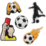 3D kleebis Football 5 tk komplekt