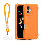 Safepop &uuml;mbris rihmaga iPhone 16 6,1" jaoks oranž