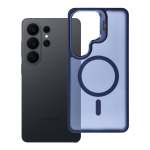 &Uuml;mbris Samsung S26 ULTRA Forcell F-Protect Shadow Stand Premium MagSafe-ga &uuml;hilduv tumesinine
