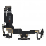 Doonorseadmest eemaldatud originaalne iPhone 15 USB-laadimispesa lintkaabel &ndash; must