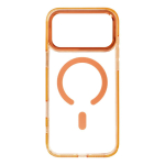 Kaitse&uuml;mbris seadmele iPhone 18 Pro Max / 17 Pro Max: Frame Clear Hybrid Mag Cover, MagSafe'iga &uuml;hilduv, v&auml;rv: Hermes oranž