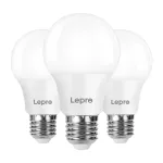 LEPRO 100089-WW-EU-3 LED-lamp, E27, A60, 8.5W (60W), 806 lm, 2700K (soe valge valgus), 180&deg;, 3 tk pakend