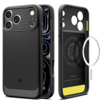 Spigen Rugged Armor MagSafe &uuml;mbris mudelile iPhone 18 Pro / 17 Pro &ndash; v&auml;rv: mattmust