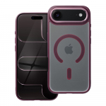 MATTE MAG COVER &Uuml;mbris compatible with MagSafe jaoks IPHONE 17 Air plum punane