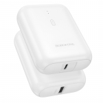 Borofone Akupank 5000mAh BJ81 Stability - USB - valge