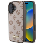 Guess Peony Script MagSafe iPhone 16 &Uuml;mbris - Brown