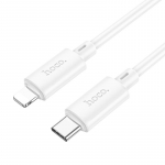 Kaabel USB C to Lightning Hoco PD 27W 2 m X88 valge