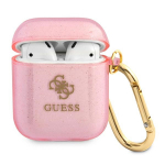 Guess GUA2UCG4GP AirPodsi &uuml;mbris roosa/roosa Glitter Collection