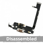 Laadimisport &uuml;hilduv iPhone 11 Pro Max Flexiga / Su IC / matt kuldne / (100% originaal / Kasutatud)