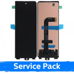 Samsung F926 Z Fold3 (OUTER) mustaga &uuml;hilduv LCD ekraan (hoolduspakett)