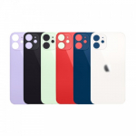 Galinis dangtelis skirtas iPhone 12 / Black / (Bigger camera hole version) / OEM