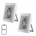 SONOFF ZigBee SNZB-02DR2 temperatuuri- ja niiskusandur, 2 tk