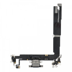Doonorseadmest eemaldatud originaalne iPhone 16 Plus USB-laadimispesa lintkaabel &ndash; must