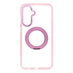 Case for Samsung A36 Frame Circle Stand compatible with MagSafe pink