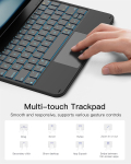 Inateck KB09119 NeoMagic klaviatuuriga &uuml;mbris seadmele iPad Air/Pro 11", must