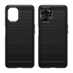 Carbon &Uuml;mbris jaoks Realme 10 5G / Realme 9i 5G Flexible Silicone Carbon Cover must