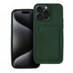 &Uuml;mbris jaoks iPhone 15 PRO MAX Card &Uuml;mbris zielony