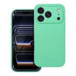 Silikoninis 2mm dėklas telefonui IPHONE 17 Pro, suderinamas su Magnetine MagSafe funkcija, mėtų spalvos