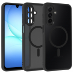 Pilnai matinė Magnetinė dėklas telefonui Samsung Galaxy A17 5G juoda