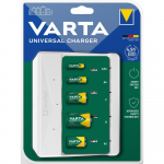 VARTA UNIVERSALUS ĮKROVIKLIS 57658 9V, R14, R20 (be baterijų)