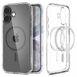 SPIGEN &uuml;mbris ULTRA HYBRID MAG compatible with MagSafe jaoks IPHONE 17 clear graphite