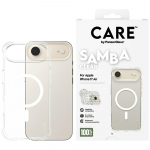 CARE by PanzerGlass Fashionable Samba &Uuml;mbris w. Valge MagSafe jaoks iPhone Air - L&auml;bipaistev