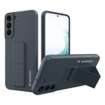 Wozinsky Kickstand Case silikoonist &uuml;mbris koos statiiviga Samsung Galaxy S22+ tumesinine
