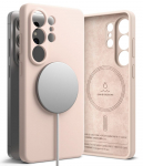 Ringke Silikoon MagSafe &Uuml;mbris for Samsung Galaxy S26 Ultra - roosa