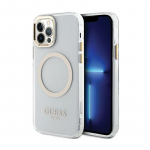 Guess GUHMP12MHTRMD iPhone 12/12 Pro 6.1" kuldne/kuldne hardcase Metal Outline Magsafe