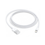 APPLE laidas USB MD818ZM / A IPHONE LIGHTING 8-PIN 1M baltas be dėžutės be kra&scaron;to
