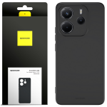 Spacecase Silikoninis dėklas 3.0 Redmi Note 14 4G juodas