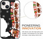 Pnakqil Iphone 14 Dėklas Gingerbread Train