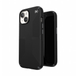 Speck Presidio2 Grip &uuml;mbris seadmele iPhone 17e / 16e / 15 / 14 / 13, must kiltkivihallide detailidega