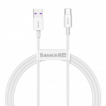 USB Kaabel Baseus "Superior" Valge "Type-C" 100cm (up to 66W / 6A)