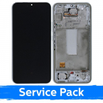 LCD ekraan &uuml;hilduv Samsung G988 S20 Ultra raamiga / Cosmic Grey / (Service Pack) + koos akuga