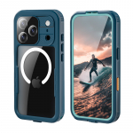 Crong Seal Cover IP68 veekindel &uuml;mbris iPhone 17 Pro telefonile, meresinine