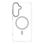 Case for Samsung S25 FE / S26 FE Frame Clear Hybrid Mag Cover compatible with MagSafe transparent