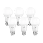 LEPRO 100092-WW-EU-6 A60 E27 7W 800 lm 2700 K h&auml;mardatav LED-lamp, energiaklass E, 6 tk pakend