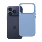 Case for iPhone 18 Pro / 17 Pro Forcell F-Protect Frame Premium compatible with Magsafe light blue