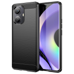 Carbon &Uuml;mbris &uuml;mbris jaoks Realme 10 Pro flexible silicone carbon cover must
