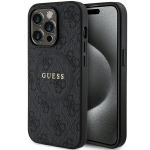 Guess &uuml;mbris jaoks iPhone 15 Pro Max 6,7" GUHMP15XG4GFRK must HC MAGSAFE PU 4G RING CLASSIC LOGO