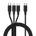 Kaabel 3in1 Type C to Lightning / Type C / Micro USB 2,4A C171 1,2 m must