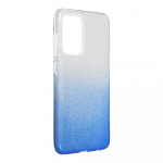 Blizgus dėklas telefonui SAMSUNG A52 5G / A52 LTE (4G) / A52S skaidrus mėlynas