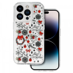 TEL PROTECT Christmas &Uuml;mbris jaoks Samsung S23 Design 5 Clear
