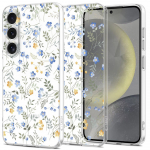 Tech-Protect FlexAir &Uuml;mbris jaoks Samsung Galaxy S25 - Daisies with Leaves