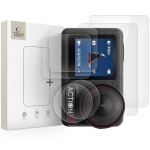 Tech-Protect Glass Fit+ 2-pack karastatud klaas jaoks DJI Osmo Action 5 Pro - l&auml;bipaistev