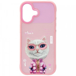 Nimmy Cool&Cute 2.0 Cat &Uuml;mbris jaoks iPhone 17 - Roosa