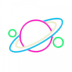 Neon PLEXI LED PLANET multicolor FPNE05X Forever Light