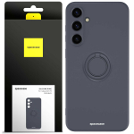 Spacecase Silikoninis dėklas su žiedu Galaxy S23 FE juodas